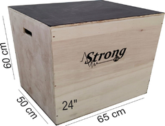 CAIXA CROSSFIT STRONG FIT 24" - 65x50x60 cm Personalizada com a sua logo - loja online