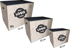 Kit com 3 caixas - 30”x 24”x 16 Personalizada com a sua logo