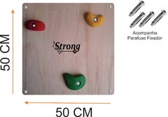 Parede De Escalada 50x50 Strongfit (03 agarras)