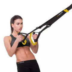 Trx Completo c/ Mosquetão, Ancorador de Porta, Extensor e Bolsa