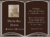 Placa para Túmulo Retangular, Bíblia 1 pessoa com foto na internet