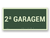 Placa 2ª Garagem Fotoluminescente S17-G2