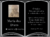 Placa para Túmulo Retangular, Bíblia 1 pessoa com foto - Valdô Placas