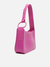 Bolsa Hobo Roxa Betty Pequena Brizza Arezzo - Rosa - loja online