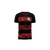 Camiseta Infantil Flamengo Poetry Braziline - Preta/Vermelha