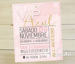 Tarjeta 15 años VIP