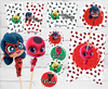 Kit imprimible Party Básico Ladybug