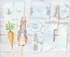 Kit imprimible Party Básico Peter Rabbit