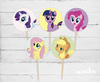 Topper para cupcakes My Little Pony