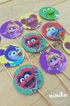 Toppers para cupcakes Muppets Babies