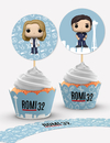 Wrappers + Toppers para Cupcakes Greys Anatomy