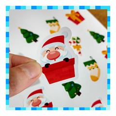 Stickers "Navidad" - 4cm - Papel