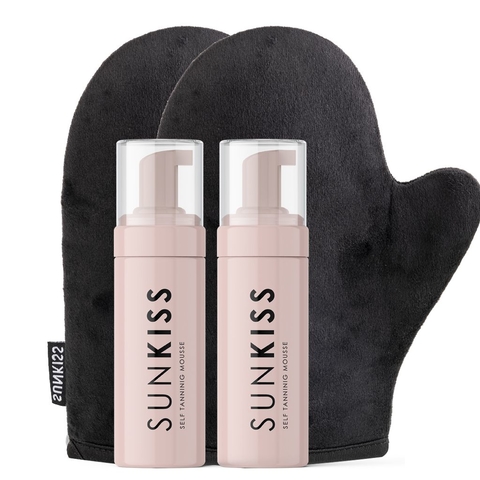Combo Self Tanning KIT: 2 Mousse + 2 Guantes