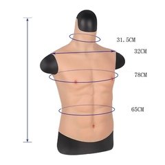 Prótese de peitoral masculino de silicone - Próteses e perucas para Drag Queens e Crossdressers | Boobs for Drags