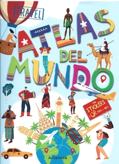 Atlas del mundo con stickers