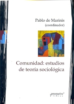 COMUNIDAD: ESTUDIOS DE TEORIA SOCIOLOGICA