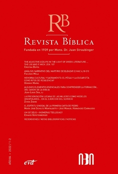 Revista Bíblica 2022/1-2 - Año 84