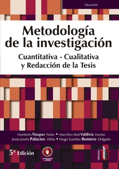 Metodología de la Investigación cuantitativa- cualitativa y redacción de la tesis. 5ta Edición