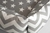 Imagen de Camita de gabardina 45 x 45 Estrella gris / Chevron gris