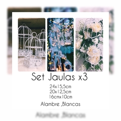 SET JAULAS blancas ( no incluye deco) PA65-2 - comprar online