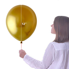 GLOBO METALICO LATEX 12 PULGADAS x 50 unidades PA17-ME-12