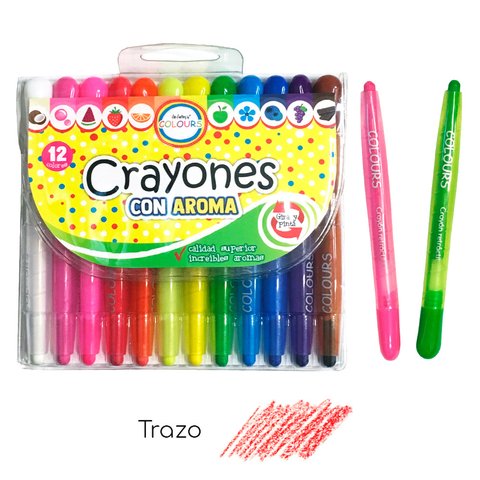 Crayones Carioca Teddy Baby (6 colores)