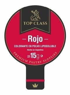 COLORANTE ROJO LIPOSOLUBLE x 15 gr - TOP CLASS