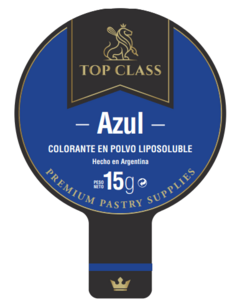 COLORANTE AZUL LIPOSOLUBLE x 15 gr - TOP CLASS