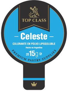 COLORANTE CELESTE LIPOSOLUBLE x 15 gr - TOP CLASS