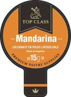 COLORANTE MANDARINA LIPOSOLUBLE x 15 gr - TOP CLASS