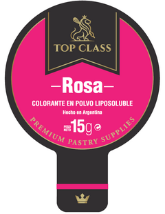 COLORANTE ROSA LIPOSOLUBLE x 15 gr - TOP CLASS