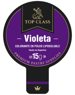 COLORANTE VIOLETA LIPOSOLUBLE x 15 gr - TOP CLASS