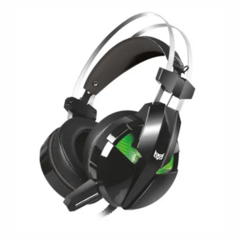 AURICULAR GAMER GFH2100 GREENFOX BY FOXBOX - 7.1 SURROUND SOUND - 2PLUG + USB - 2.2MTS