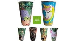 Vaso Decorado de 490 ml. NUVA. ART. #21747