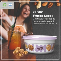 Contenedores Decorados de 540 ml. NUVA. ART. #95061 - tienda online