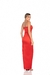 vestido de festa longo camila siqueira cetim vermelho
