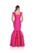 vestido longo de festa camila siqueira zibeline pink