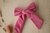 Moño Mini Rufina de plush rosa en internet