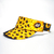 Viseira Girassol Personalizada Frente e Costas com Inicial em Glitter na Frente - loja online