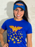 Camiseta Mulher Maravilha Blue 3TwoRun Baby look para Treino na internet