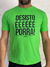 Camiseta Desisto é P**ra Verde 3TwoRun Masculina para Treino