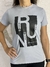 Camiseta Run Cinza 3TwoRun Baby look para Treino
