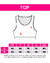 Top corredora Pink 3tworun sem bojo - loja online