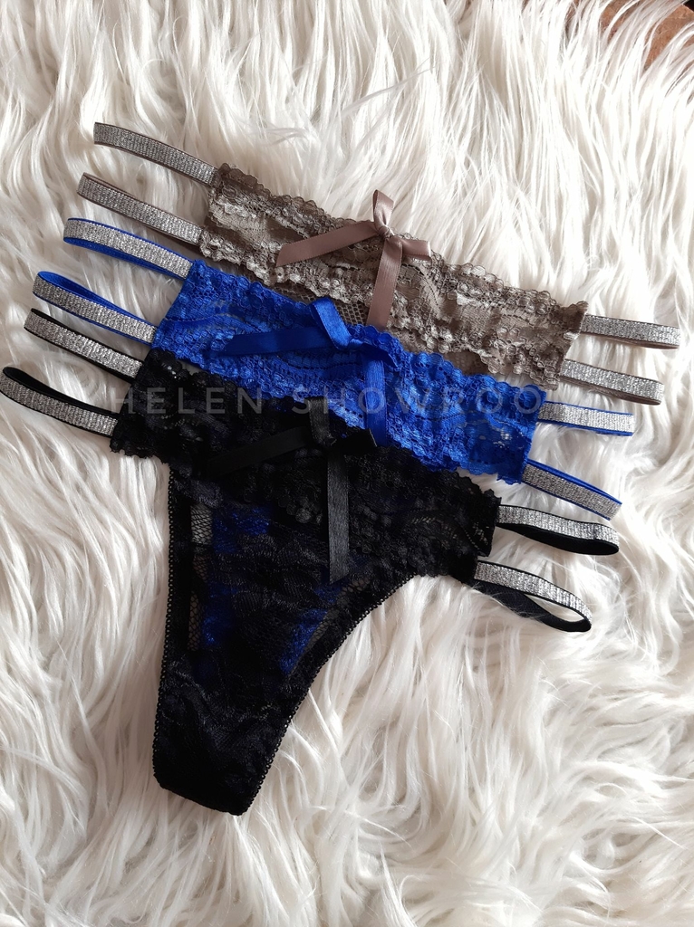 Tangas Doble Tira Brillos x1 Helen Showroom