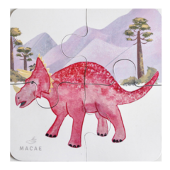 Rompecabezas imantado dinosaurio Triceratops - comprar online