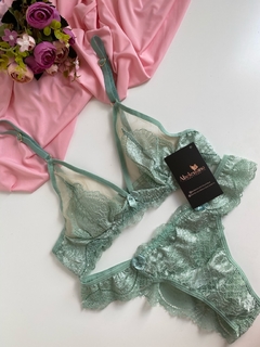 Conjunto Lingerie Vitta - Verde Paraíso