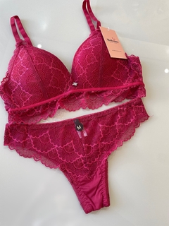 Conjunto Lingerie Lara - Vermelho - comprar online