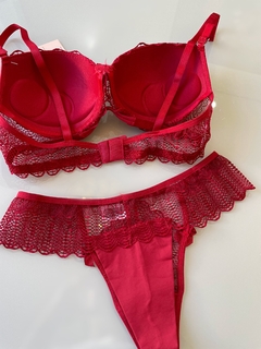 Conjunto Lingerie Juliana - Vermelho - comprar online