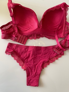 Conjunto Lingerie Bárbara - Vermelho - buy online