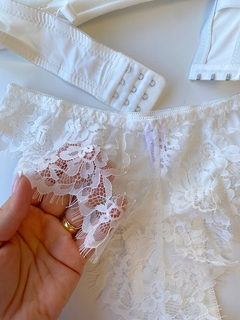 Conjunto Lingerie Cecília - Branco na internet